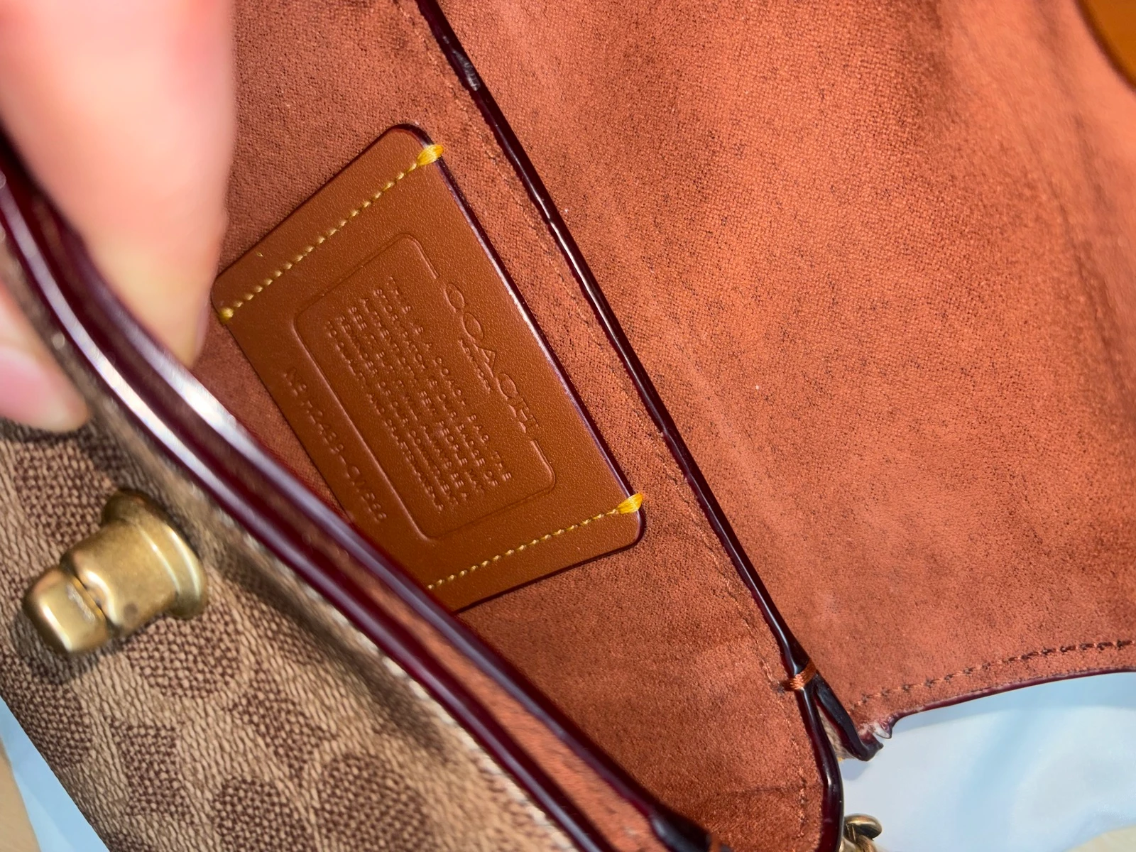 Bolsa de ombro coach Cassie 17 Signature – photo 15